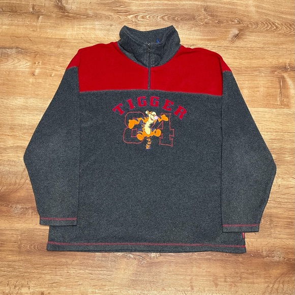 Vintage Disney tigger fleece pullover - Picture 2 of 4